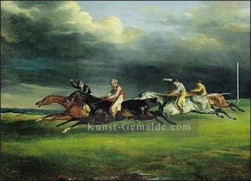 Derby in Epsom ARX Romanticist Theodore Gericault Ölgemälde